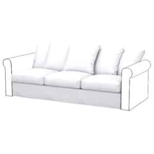 IKEA GRONLID Överdrag till 3-sits sektion