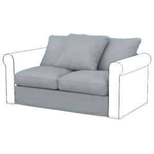 IKEA GRONLID Överdrag till 2-sits sektion
