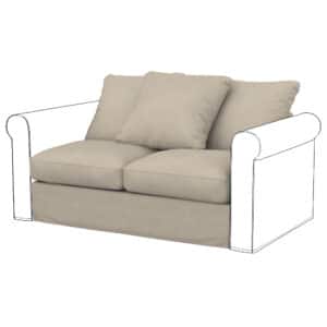 IKEA GRONLID Överdrag till 2-sits sektion