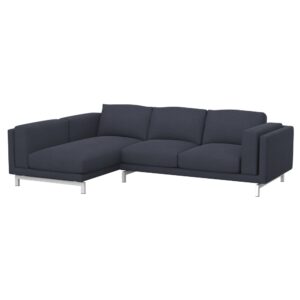 IKEA NOCKEBY Överdrag till 2-sitssoffa med vänster schäslong