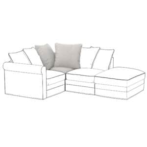 IKEA GRONLID Överdrag till hörnelement
