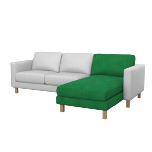 IKEA KARLSTAD Överdrag till extra schäslong