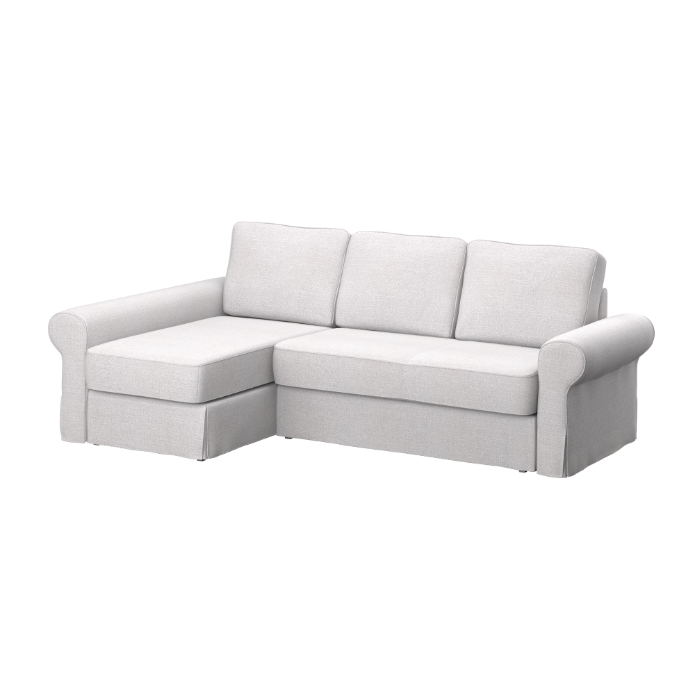 IKEA BACKABRO Överdrag till soffa med schäslong